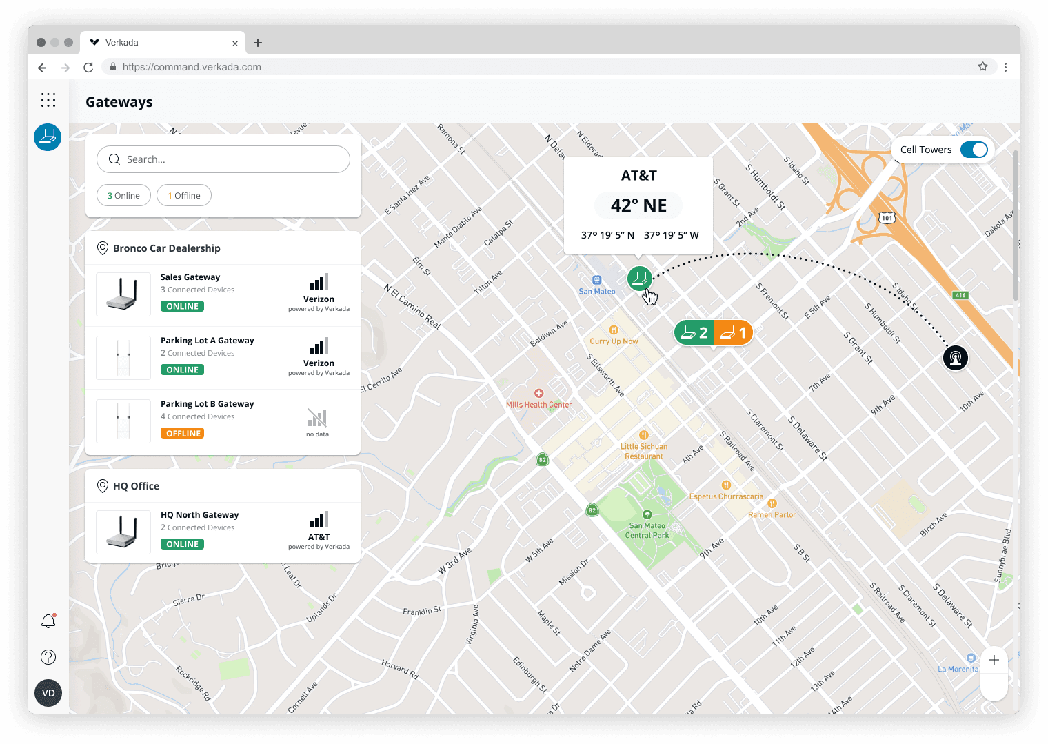 Command map view