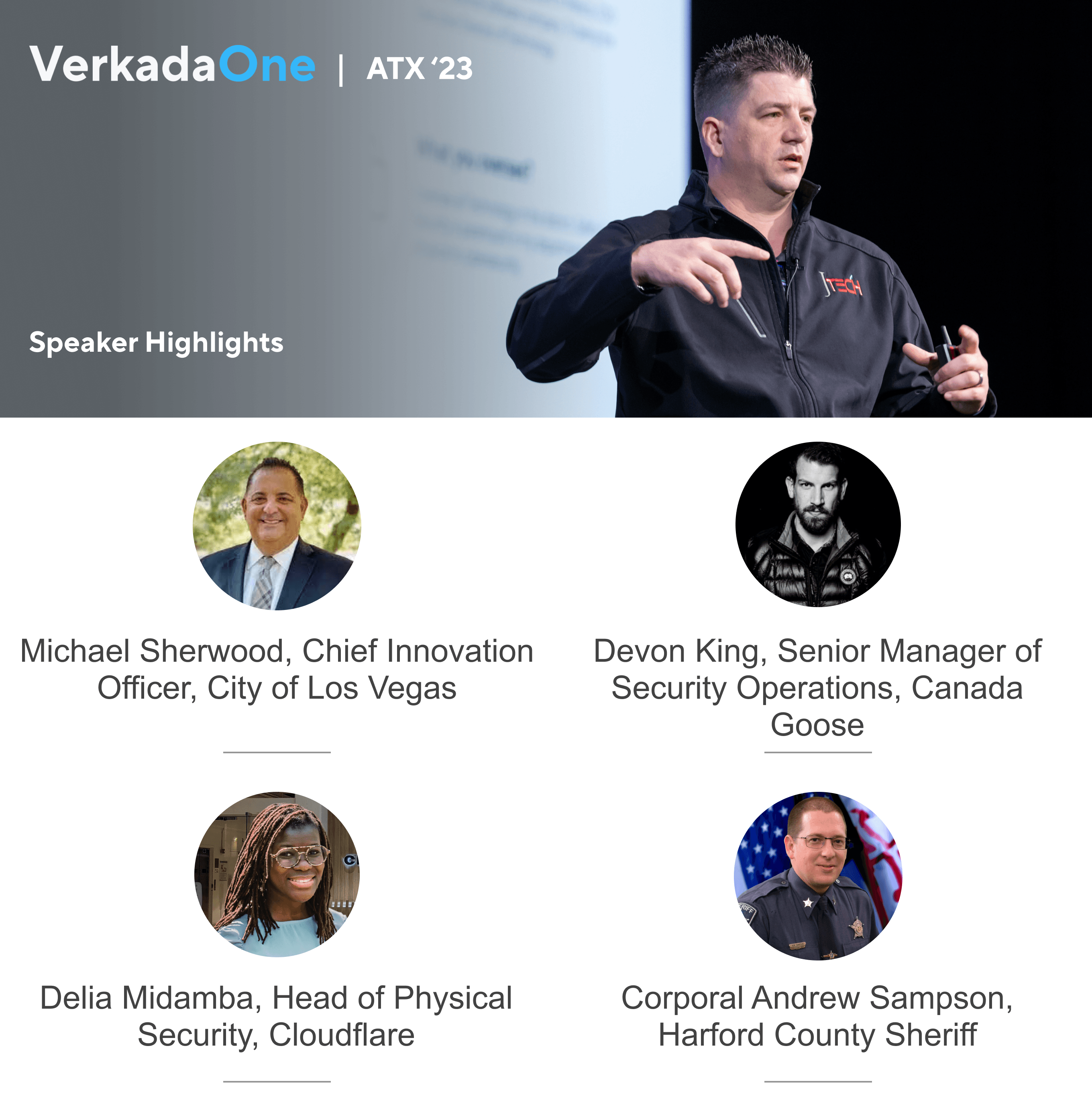 VerkadaOne Breakout Sessions