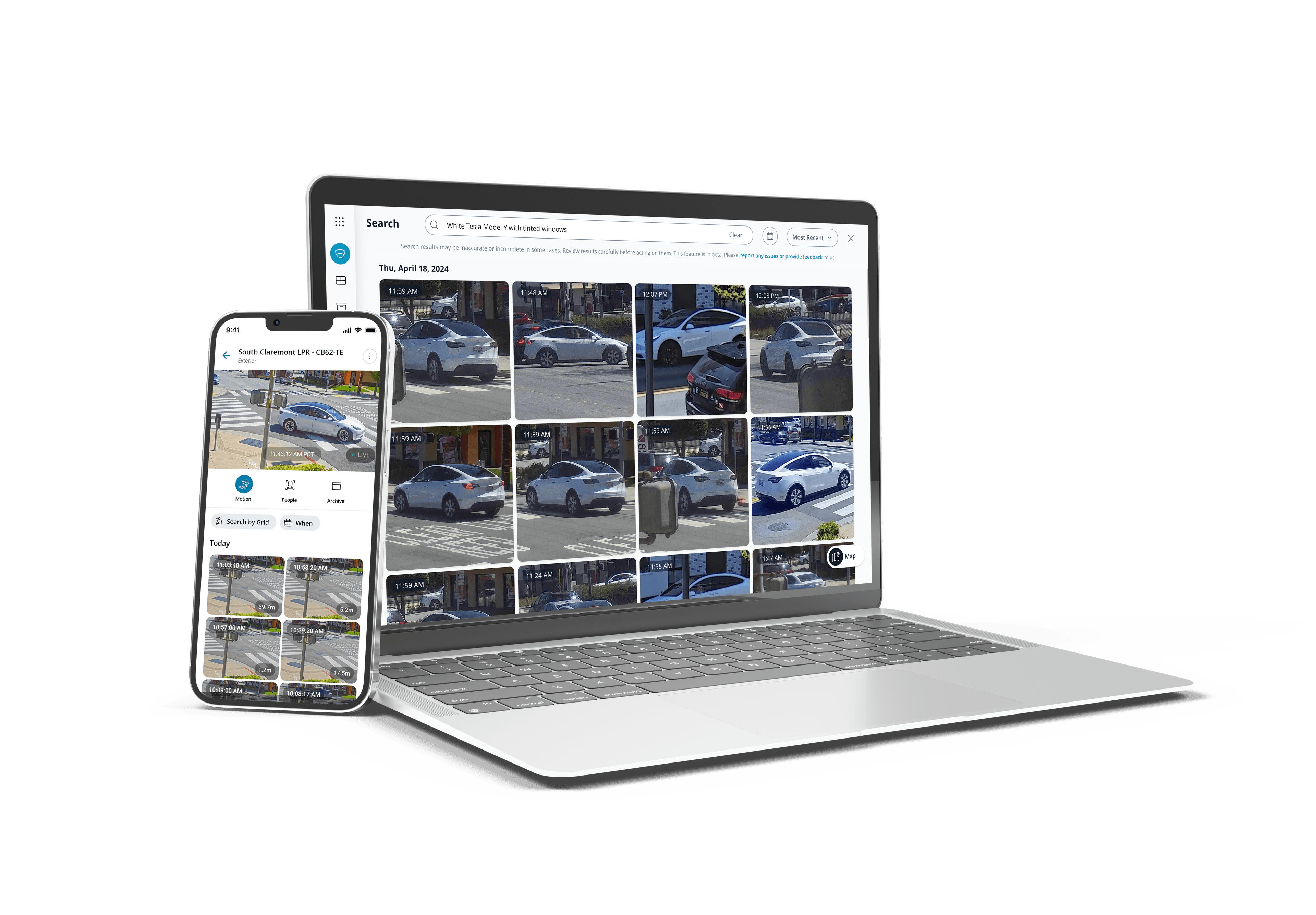 240418 3Q Mockup iPhone Laptop AI-powered search