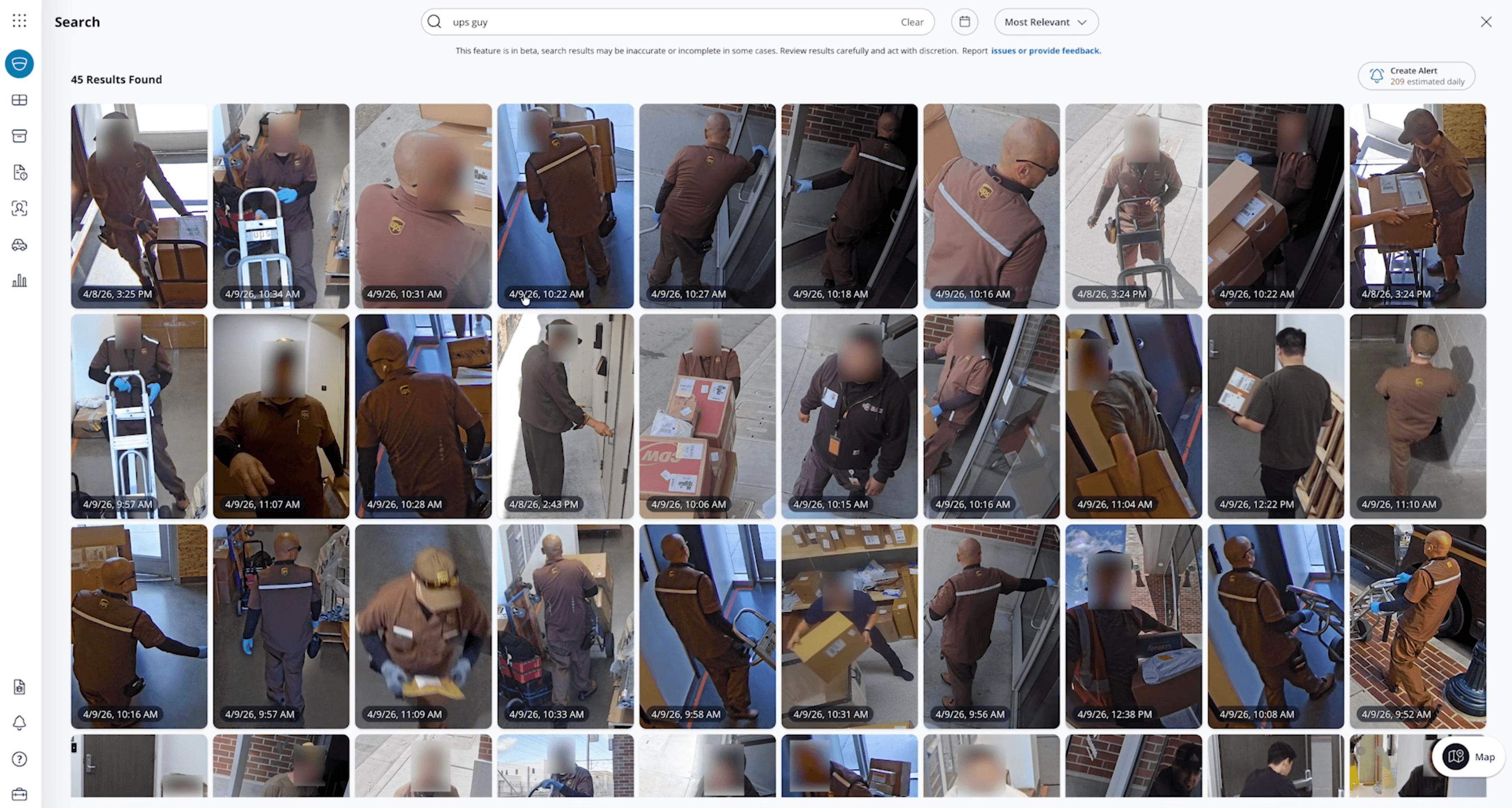 ai powered search - ups delivery man